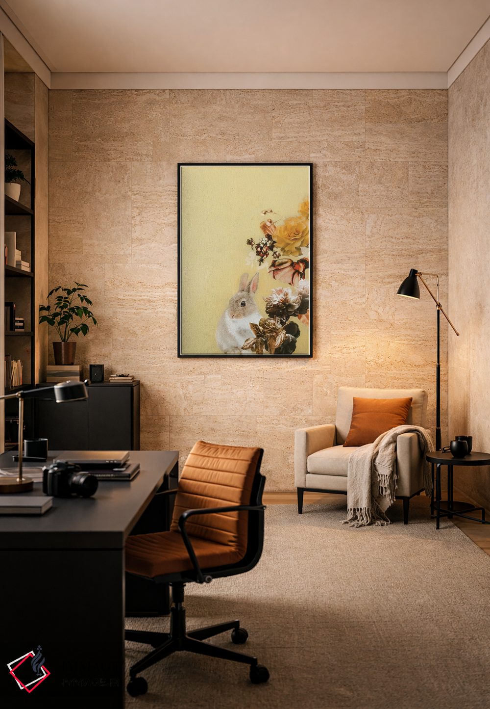 تابلو مدرن مد حیوانات خانگی ۴ اثر دیزاین فابریکن - D5B