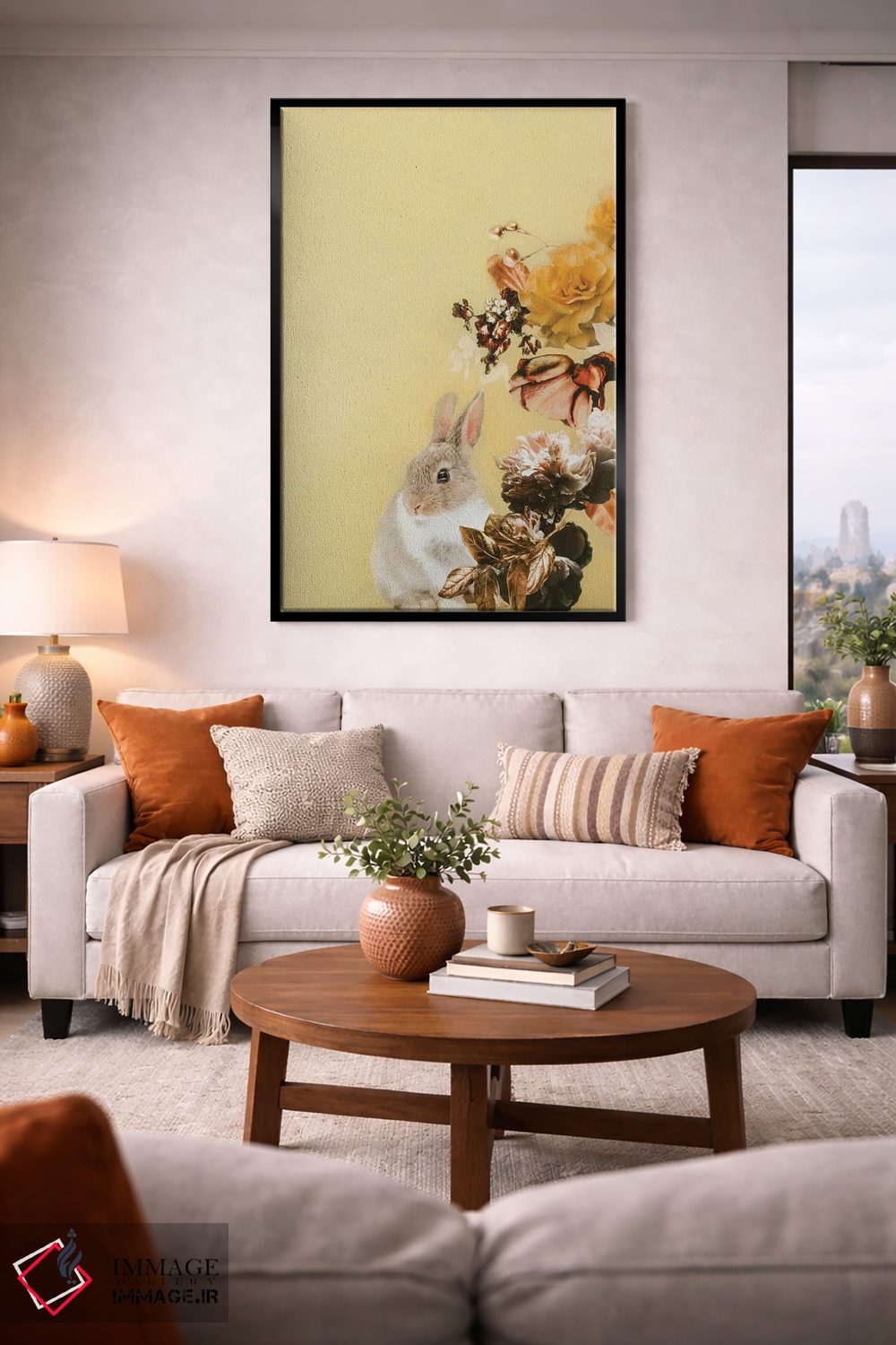 تابلو مدرن مد حیوانات خانگی ۴ اثر دیزاین فابریکن - D3B