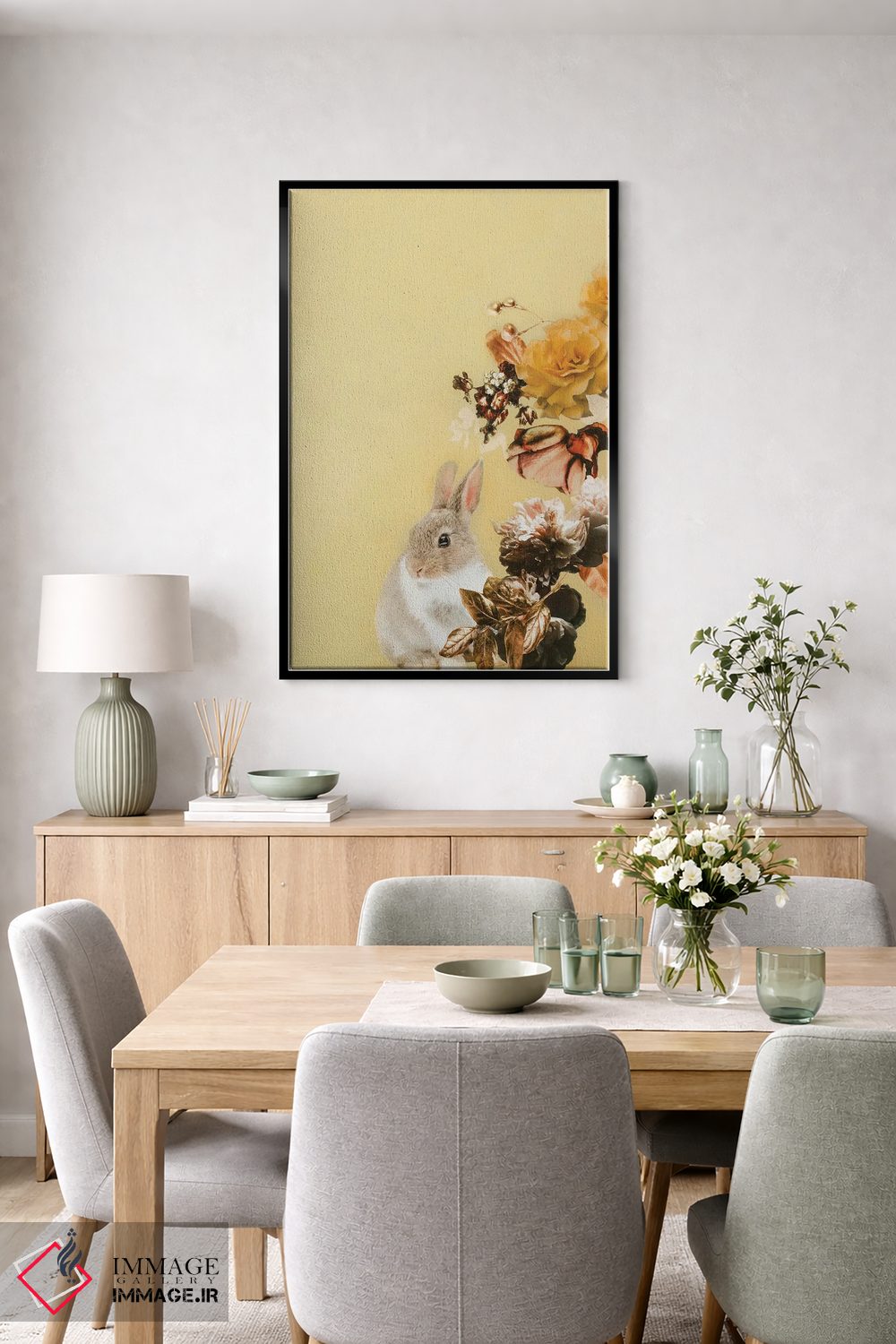 تابلو مدرن مد حیوانات خانگی ۴ اثر دیزاین فابریکن - D6B