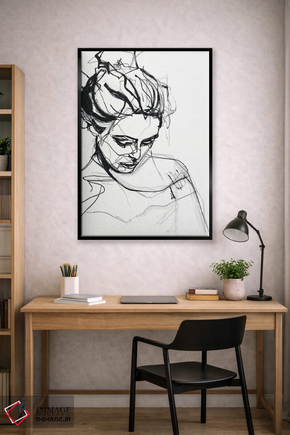 تابلو مینیمال سیلوئت ۱ اثر دیزاین فابریکن - D2B