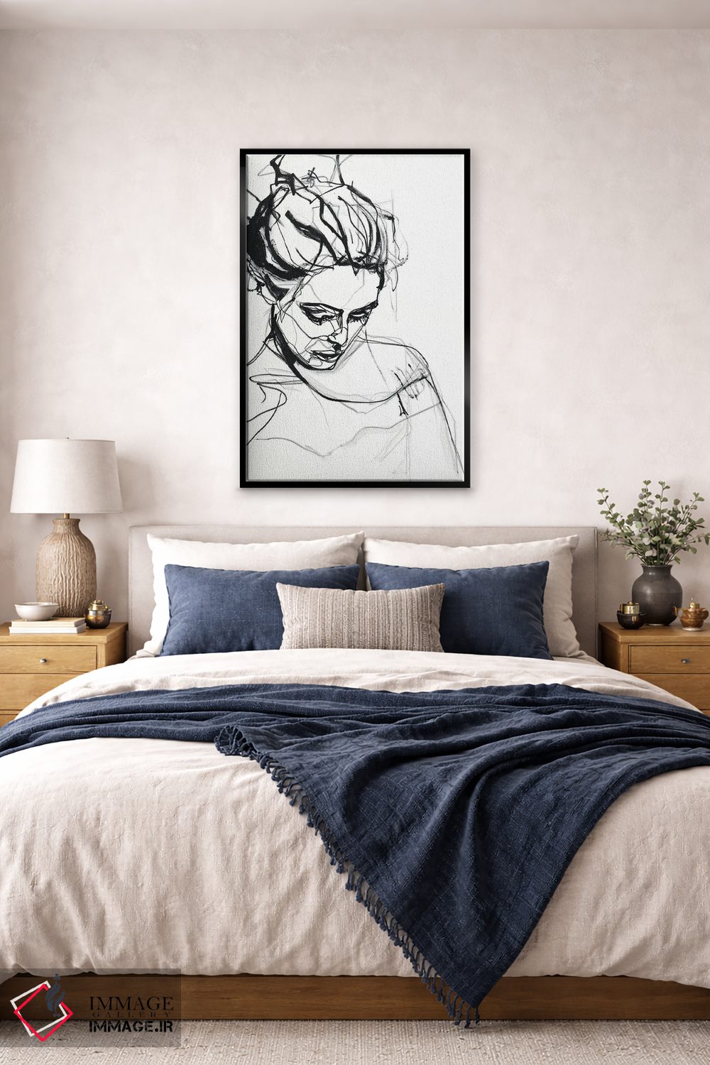 تابلو مینیمال سیلوئت ۱ اثر دیزاین فابریکن - D6B