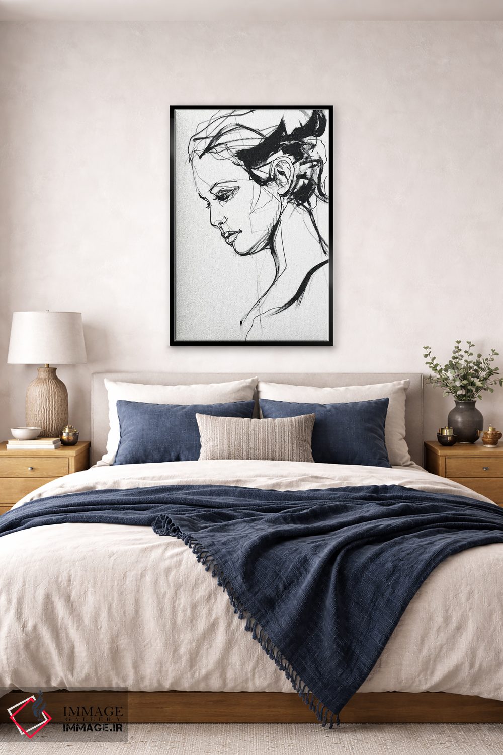 تابلو مینیمال سیلوئت ۲ اثر دیزاین فابریکن - D6B