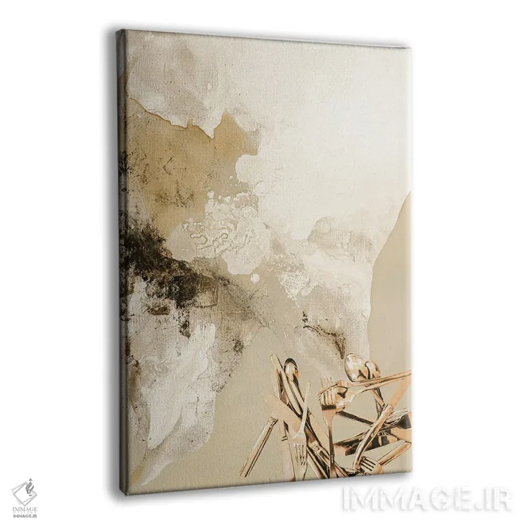 تابلو مدرن هنر طعم ۵ اثر دیزاین فابریکن - نمای پرسپکتیو محصول