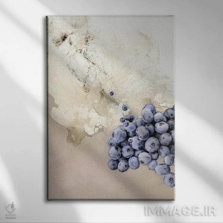 تابلو مدرن هنر طعم ۶ اثر دیزاین فابریکن - نمای روبهرو روی دیوار