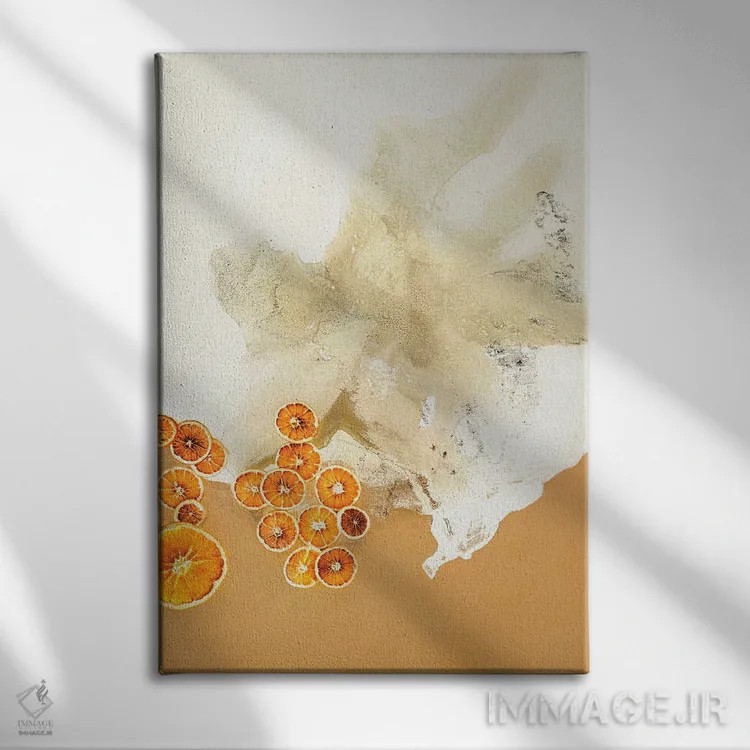 تابلو مدرن هنر طعم ۸ اثر دیزاین فابریکن - نمای روبهرو روی دیوار