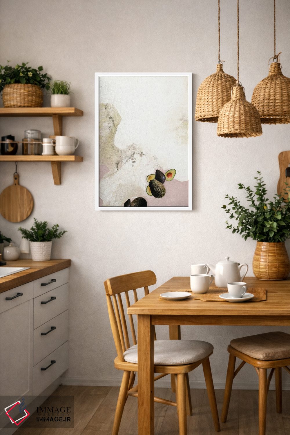 تابلو مدرن هنر طعم ۳ اثر دیزاین فابریکن - D4W