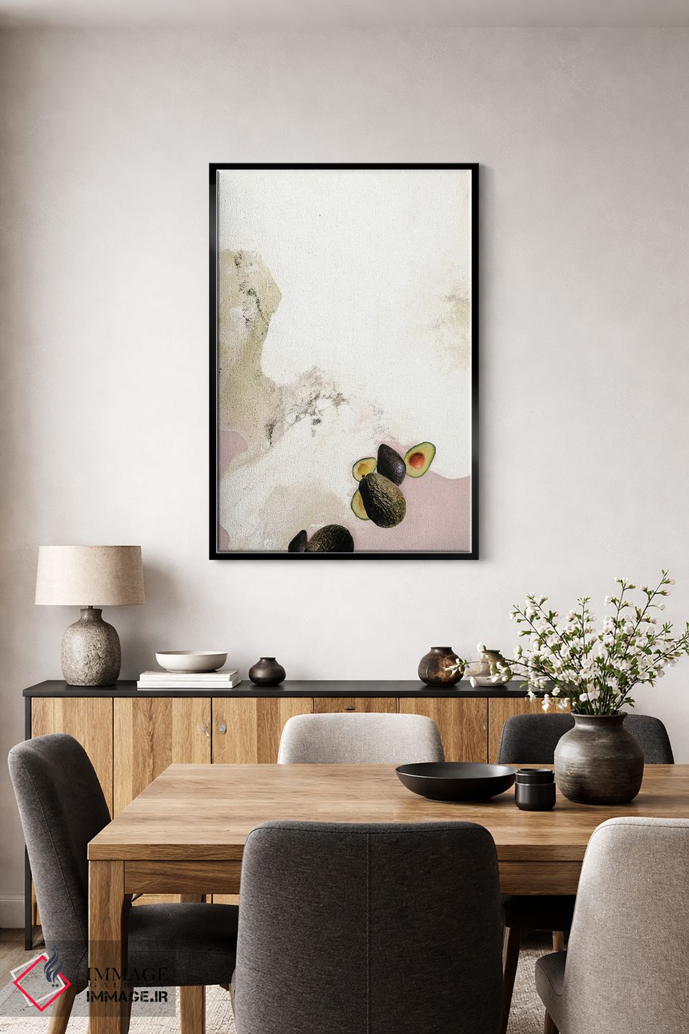 تابلو مدرن هنر طعم ۳ اثر دیزاین فابریکن - D5B