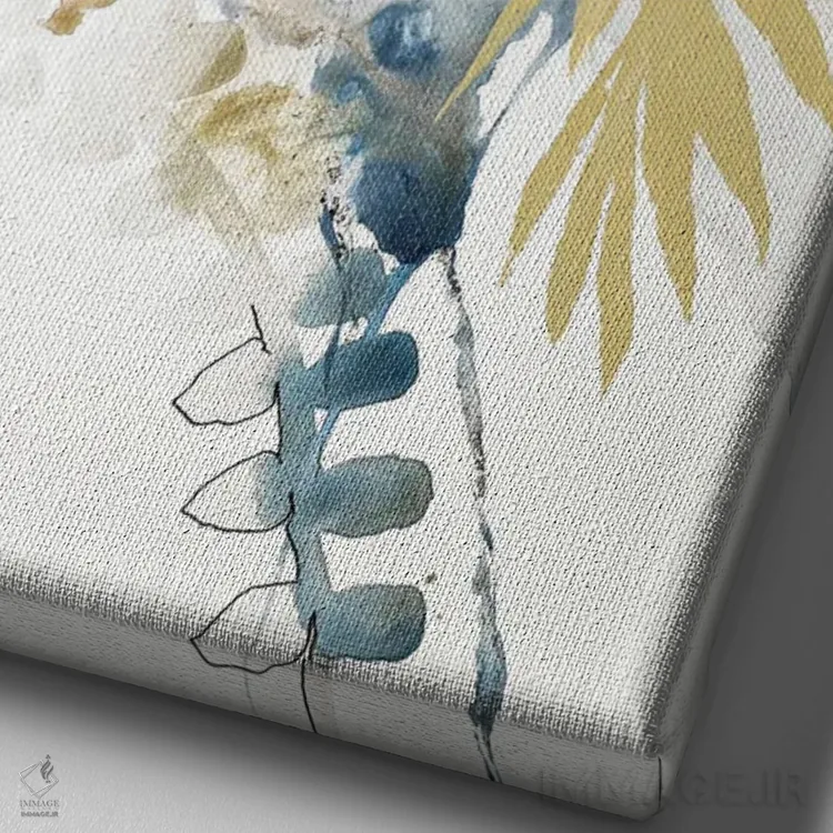 تابلو مدرن بی وزن ۲ اثر دیزاین فابریکن - نمای نزدیک بافت بوم