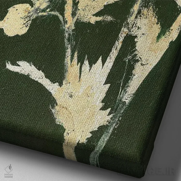 تابلو دکوراتیو طبیعت ناب ۶ اثر دیزاین فابریکن - نمای نزدیک بافت بوم