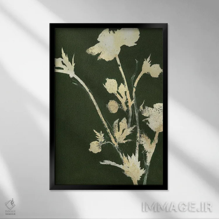 تابلو دکوراتیو طبیعت ناب ۶ اثر دیزاین فابریکن - نمای قابدار مشکی