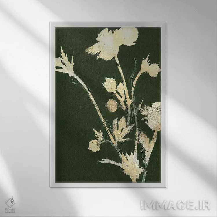 تابلو دکوراتیو طبیعت ناب ۶ اثر دیزاین فابریکن - نمای قابدار سفید