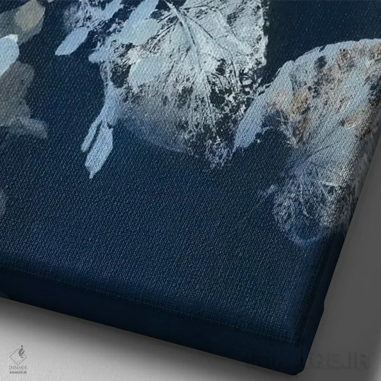 تابلو دکوراتیو طبیعت ناب ۷ اثر دیزاین فابریکن - نمای نزدیک بافت بوم