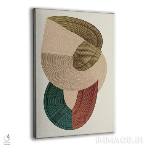 تابلو انتزاعی الیاف ۱ اثر دیزاین فابریکن - نمای پرسپکتیو محصول