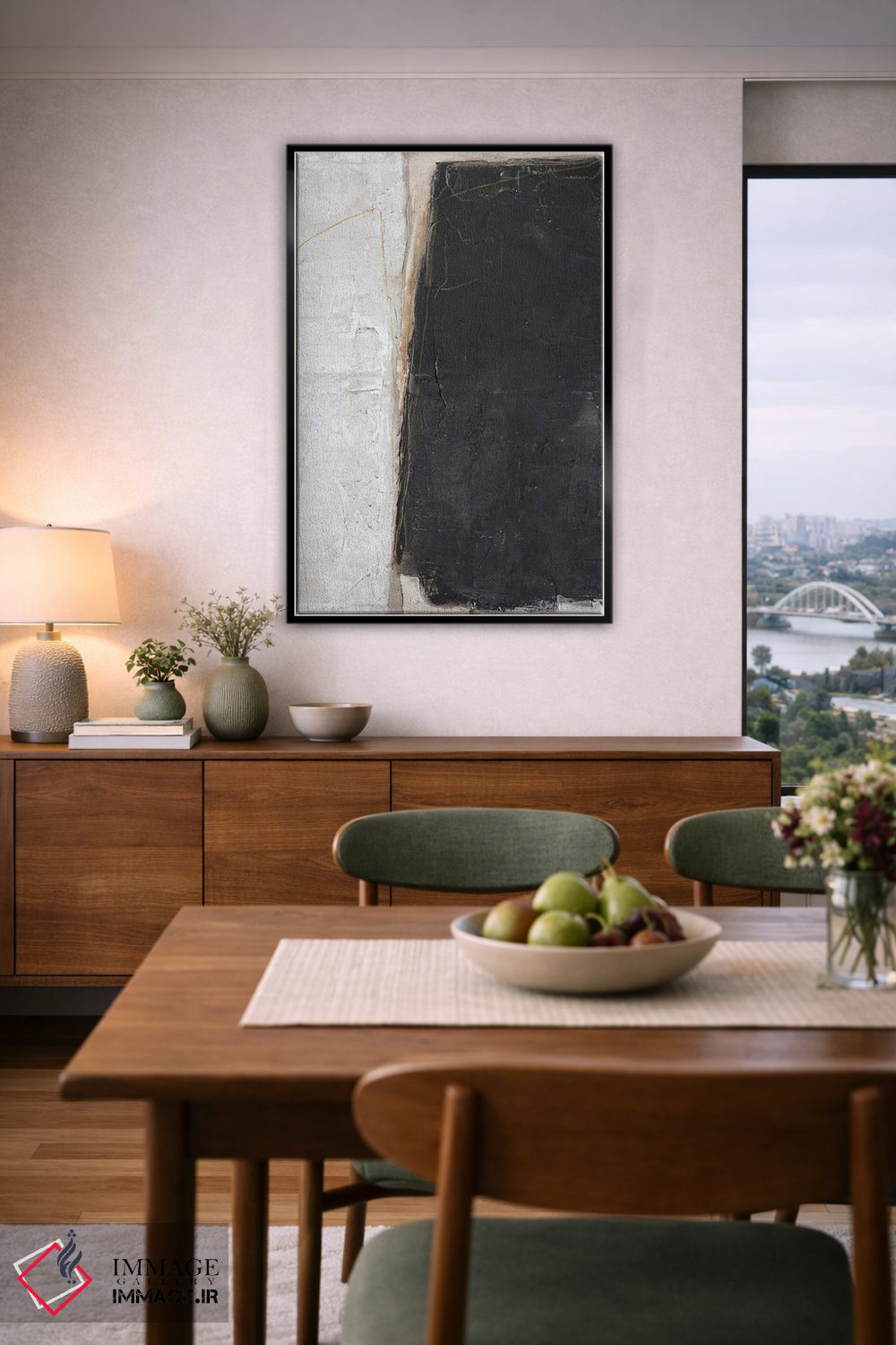 تابلو مینیمال خاموشی اثر دیزاین فابریکن - D6B