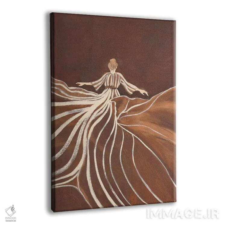 تابلو دکوراتیو شکوه مند اثر دیزاین فابریکن - نمای پرسپکتیو محصول