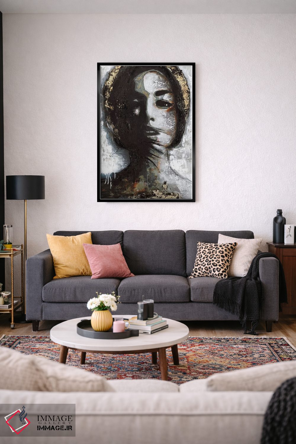 تابلو دکوراتیو مادونای طلایی اثر دیزاین فابریکن - D4B