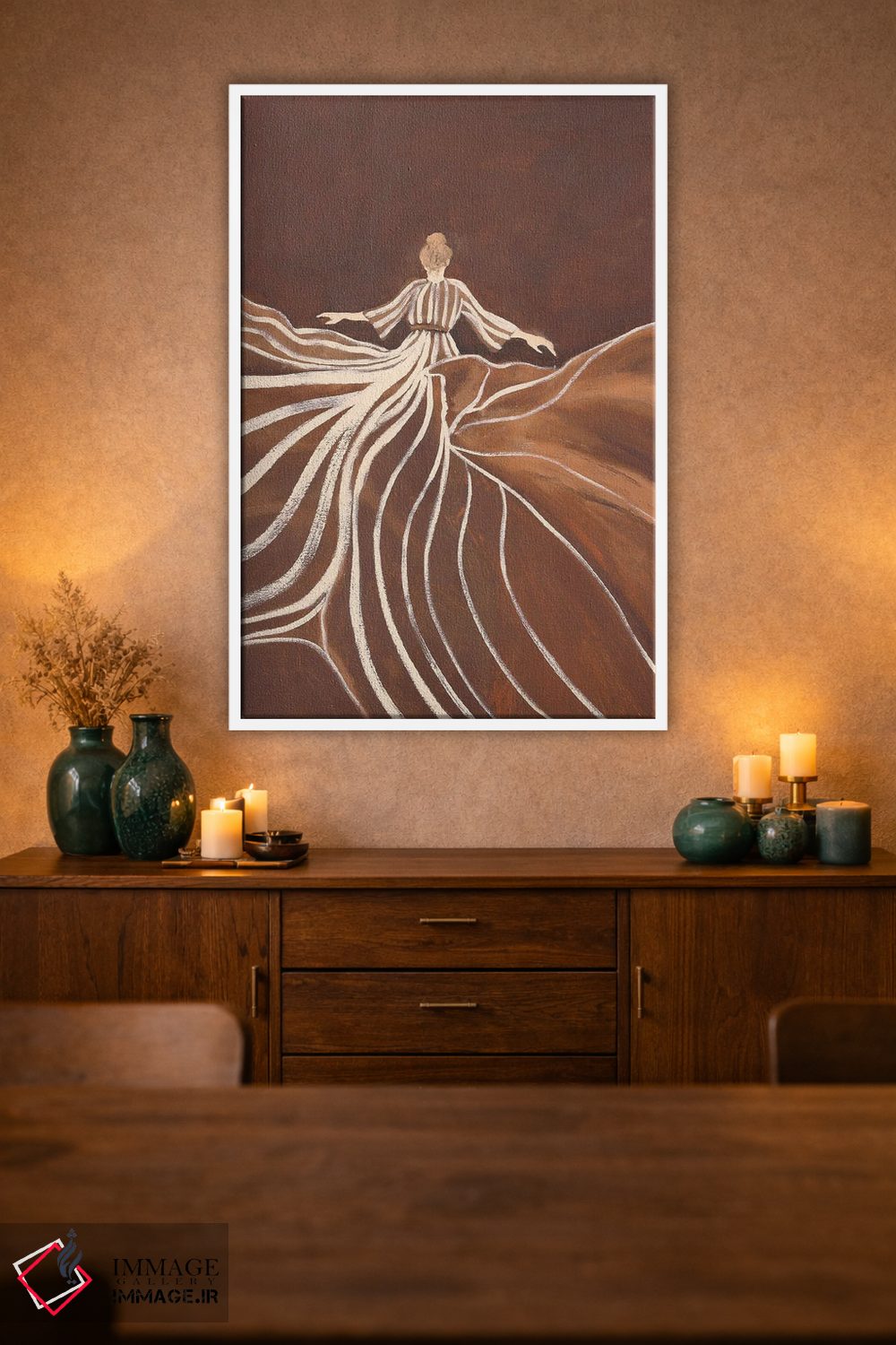 تابلو دکوراتیو شکوه مند اثر دیزاین فابریکن - D1W