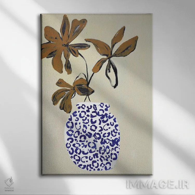 تابلو دکوراتیو فضای مناسب اثر دیزاین فابریکن - نمای روبهرو روی دیوار