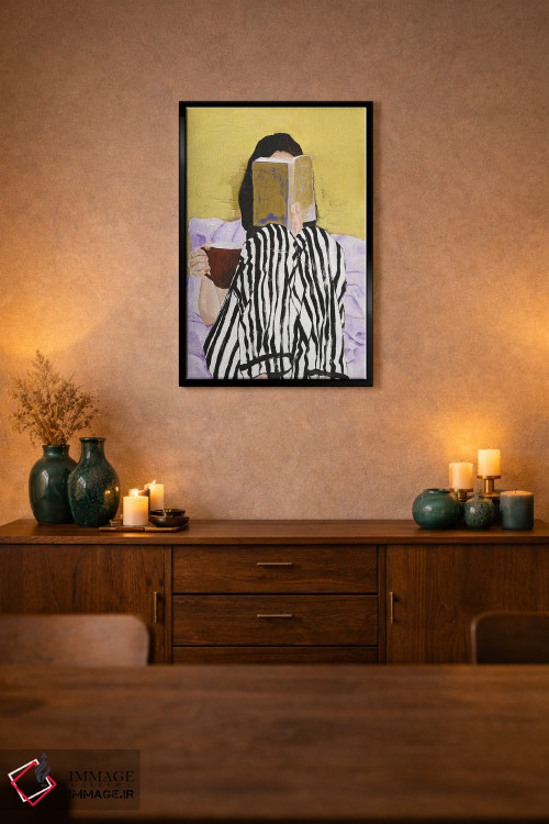 تابلو دکوراتیو مطالعه اثر دیزاین فابریکن - D2B