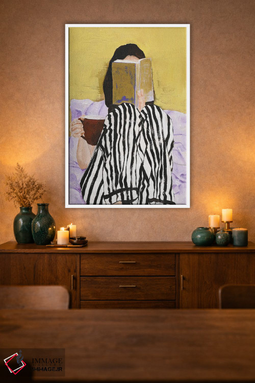 تابلو دکوراتیو مطالعه اثر دیزاین فابریکن - D1W