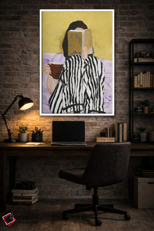 تابلو دکوراتیو مطالعه اثر دیزاین فابریکن - D4W