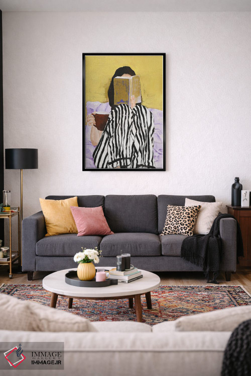 تابلو دکوراتیو مطالعه اثر دیزاین فابریکن - D5B