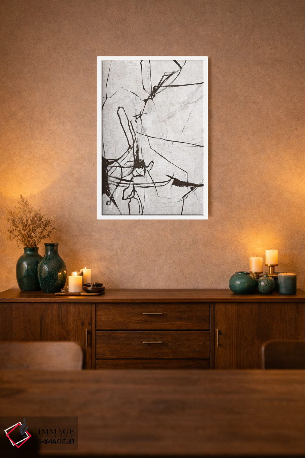 تابلو مینیمال آفرینش اثر دیزاین فابریکن - D1W