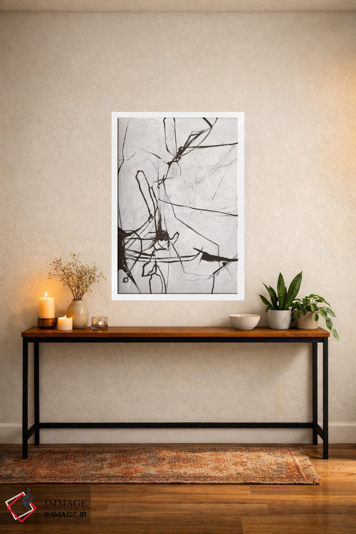 تابلو مینیمال آفرینش اثر دیزاین فابریکن - D3W