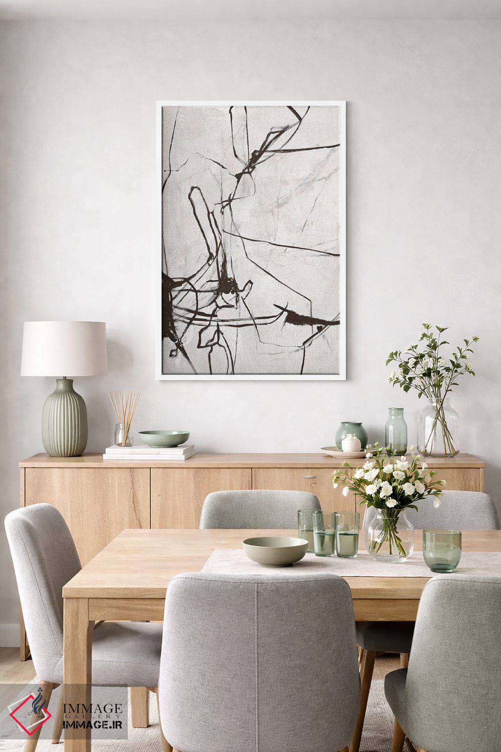 تابلو مینیمال آفرینش اثر دیزاین فابریکن - D5W