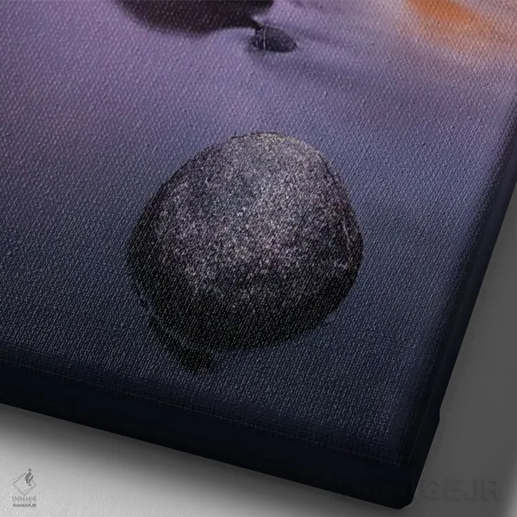 تابلو دکوراتیو یوسیمیتی اثر فابیو آنتنور - نمای نزدیک بافت بوم