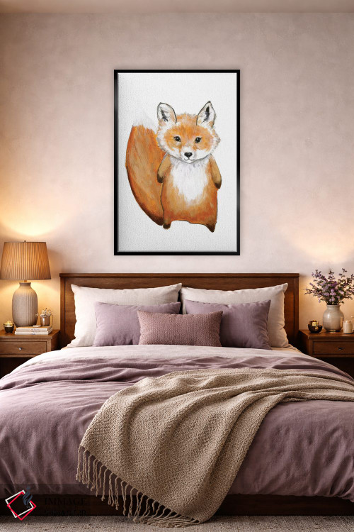 تابلو دکوراتیو روباه کوچولو اثر دیزاین فابریکن - D5B