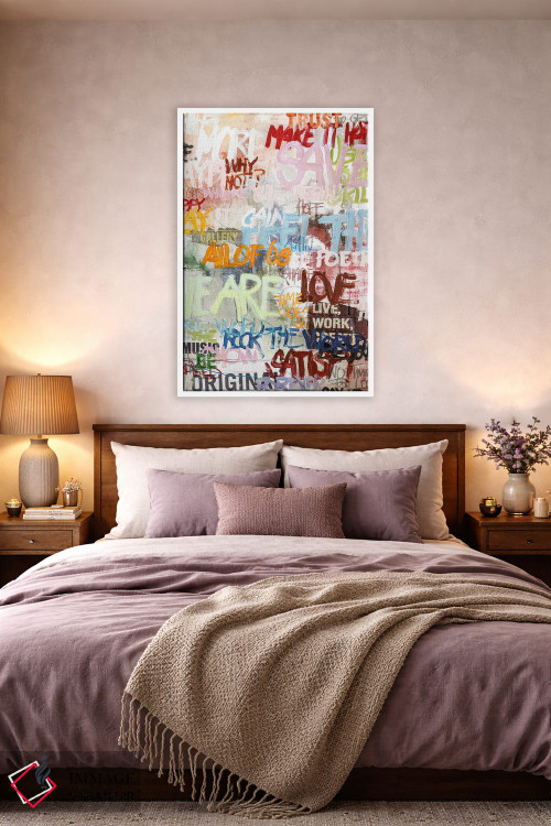 تابلو انتزاعی زندگی خیابانی اثر دیزاین فابریکن - D3W