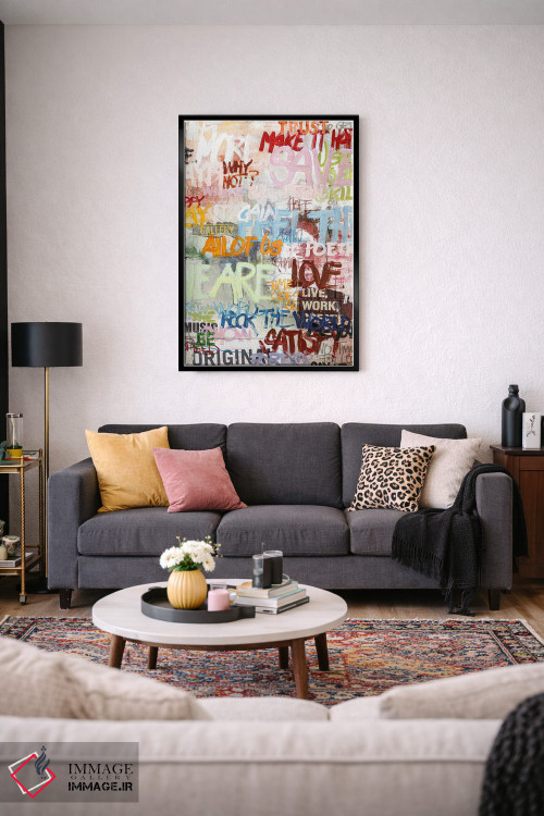 تابلو انتزاعی زندگی خیابانی اثر دیزاین فابریکن - D4B