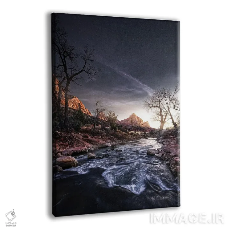 تابلو دکوراتیو دوشیزه تیره اثر فابیو آنتنور - نمای پرسپکتیو محصول