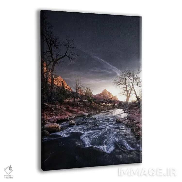 تابلو دکوراتیو دوشیزه تیره اثر فابیو آنتنور - نمای پرسپکتیو محصول