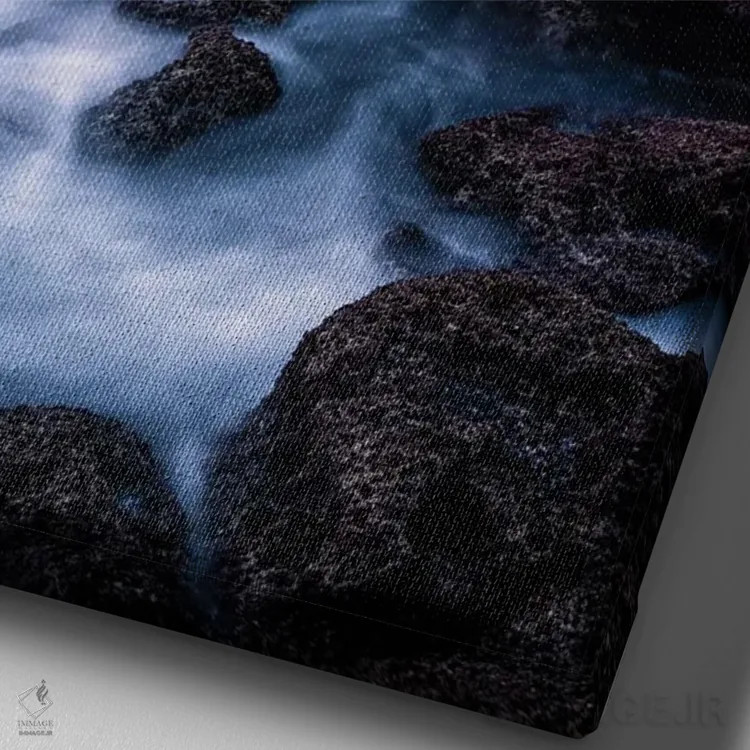 تابلو دکوراتیو آرنیا اثر فابیو آنتنور - نمای نزدیک بافت بوم