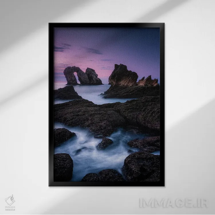 تابلو دکوراتیو آرنیا اثر فابیو آنتنور - نمای قابدار مشکی