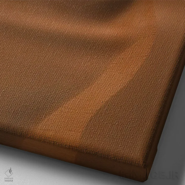 تابلو دکوراتیو زندگی کویری اثر فابیو آنتنور - نمای نزدیک بافت بوم