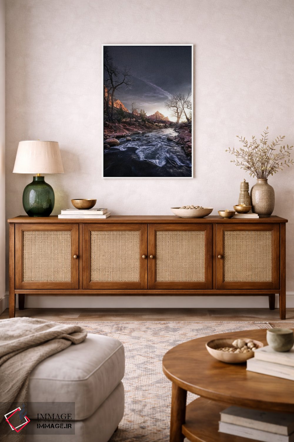 تابلو دکوراتیو دوشیزه تیره اثر فابیو آنتنور - D2W