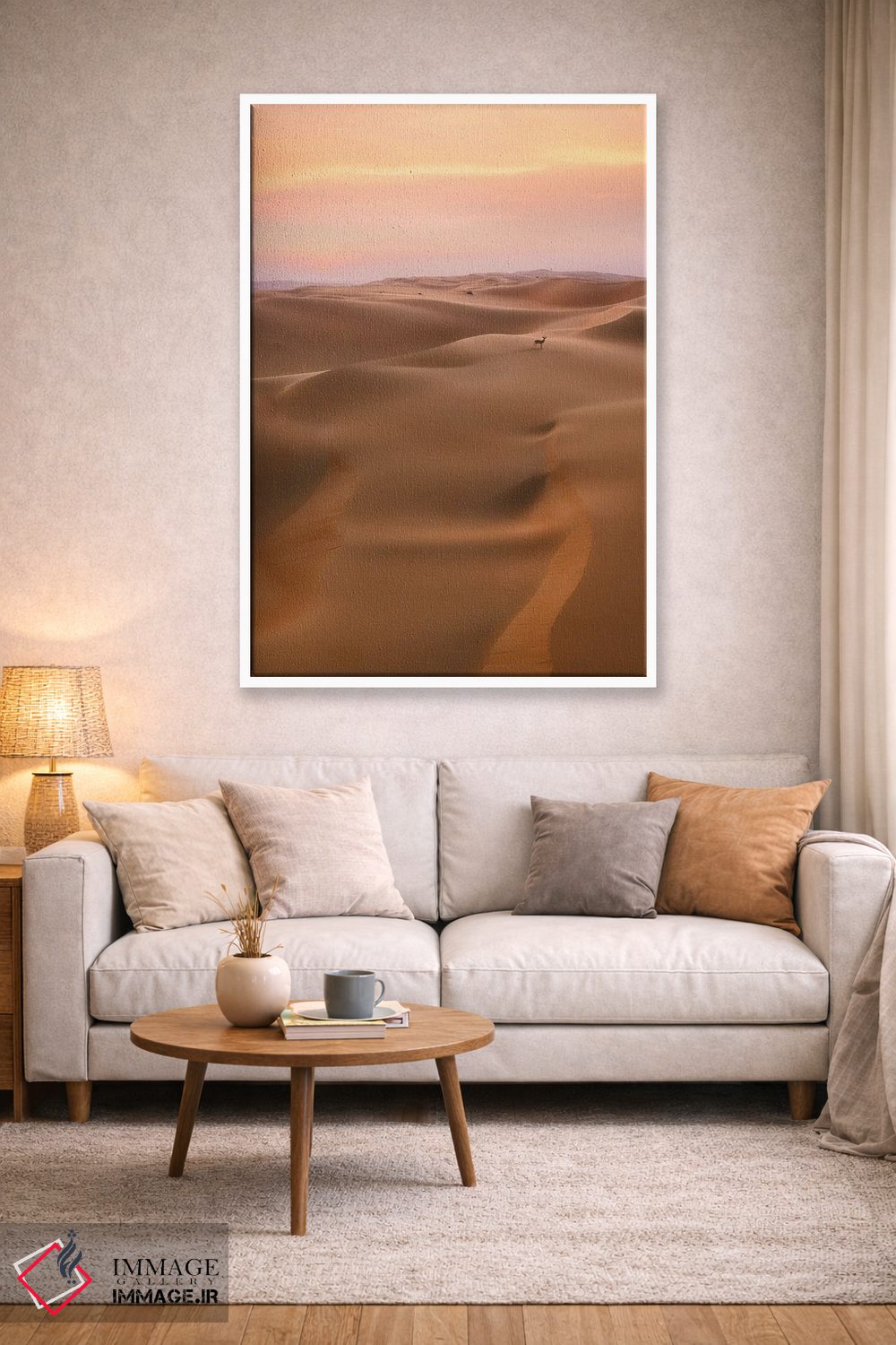 تابلو دکوراتیو زندگی کویری اثر فابیو آنتنور - D1W