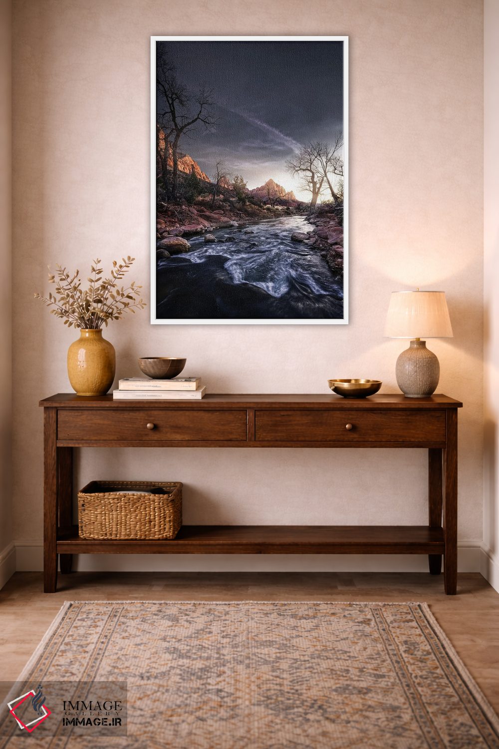 تابلو دکوراتیو دوشیزه تیره اثر فابیو آنتنور - D3W