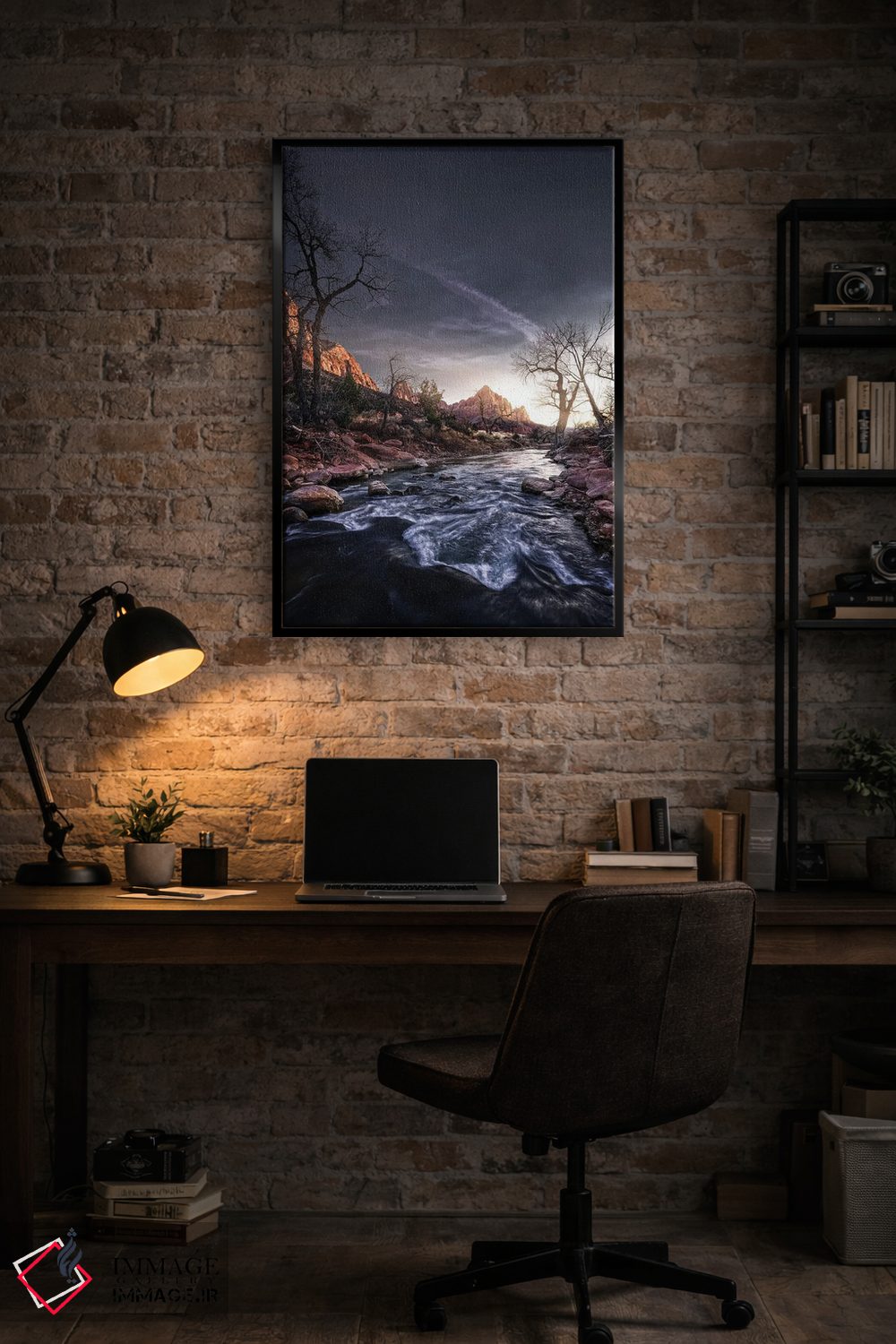 تابلو دکوراتیو دوشیزه تیره اثر فابیو آنتنور - D5B