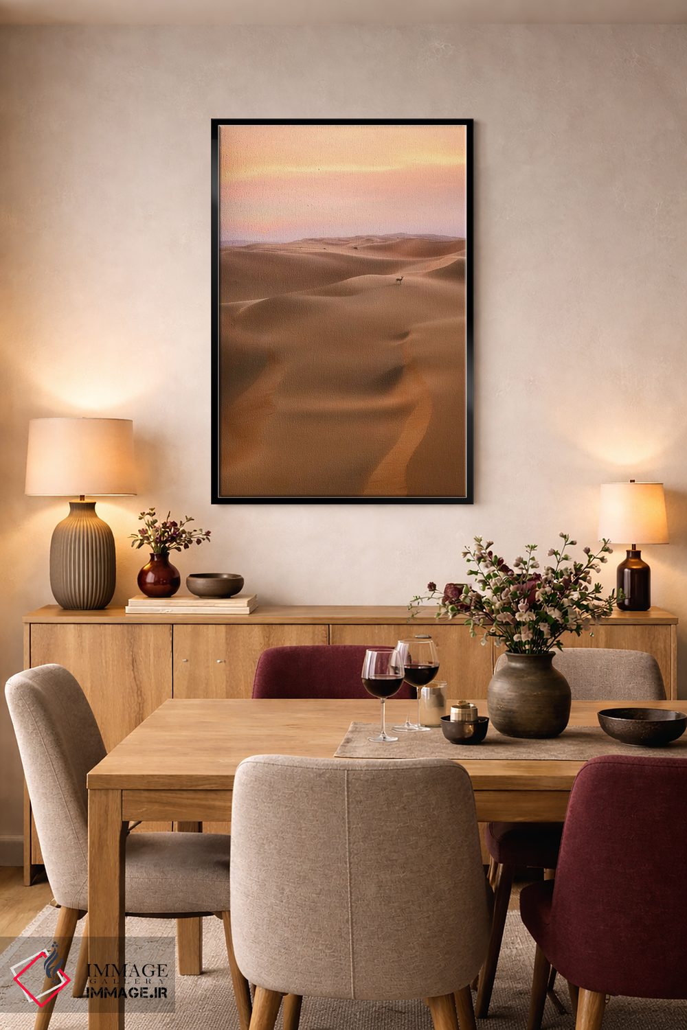 تابلو دکوراتیو زندگی کویری اثر فابیو آنتنور - D5B