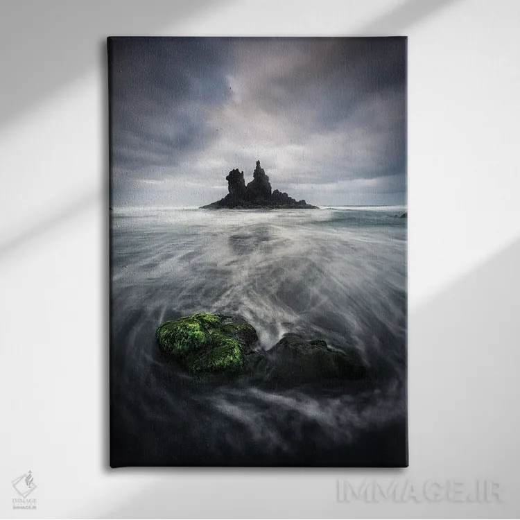 تابلو دکوراتیو در حال حرکت اثر فابیو آنتنور - نمای روبهرو روی دیوار