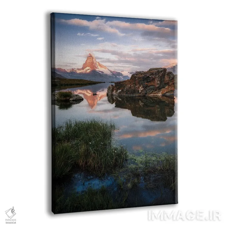 تابلو دکوراتیو سبز و قرمز اثر فابیو آنتنور - نمای پرسپکتیو محصول