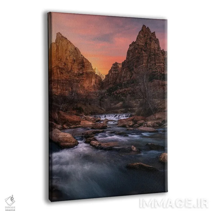 تابلو دکوراتیو آخرین حیاط اثر فابیو آنتنور - نمای پرسپکتیو محصول