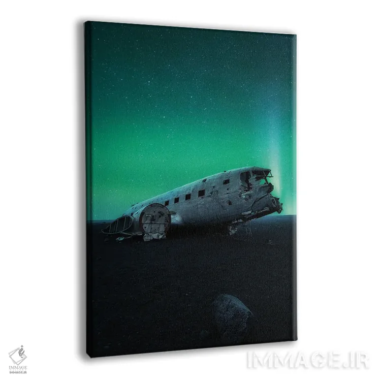 تابلو دکوراتیو آخرین پرواز سبز اثر فابیو آنتنور - نمای پرسپکتیو محصول