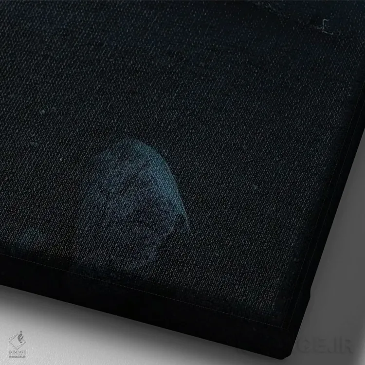 تابلو دکوراتیو آخرین پرواز سبز اثر فابیو آنتنور - نمای نزدیک بافت بوم