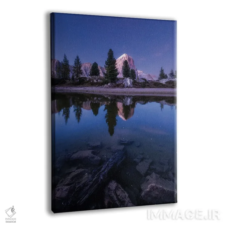 تابلو دکوراتیو لیمیندس در شب اثر فابیو آنتنور - نمای پرسپکتیو محصول