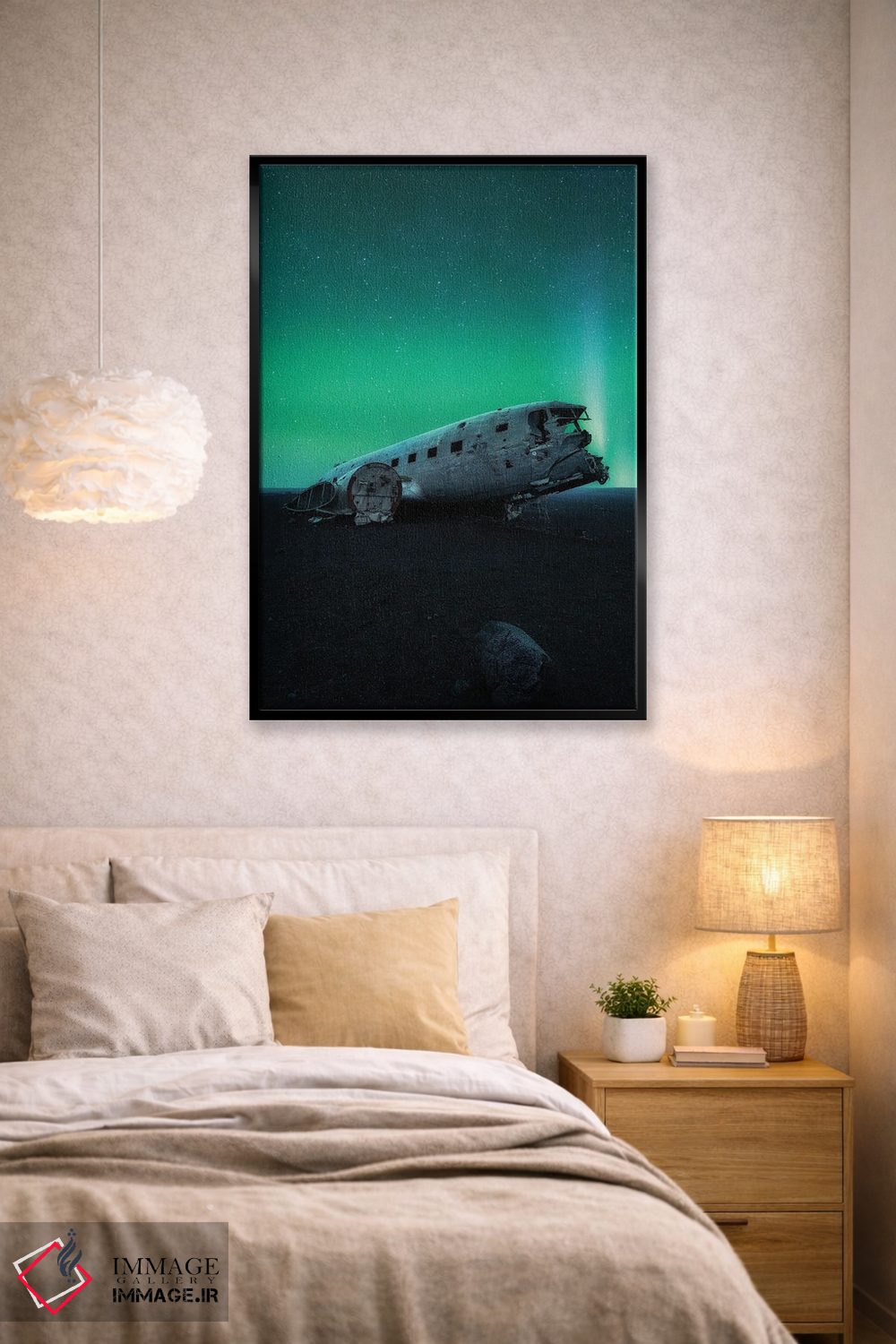 تابلو دکوراتیو آخرین پرواز سبز اثر فابیو آنتنور - D2B